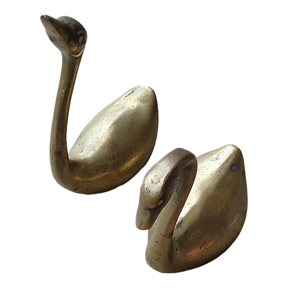 Pair of Brass Geese - Picture 2 of 12